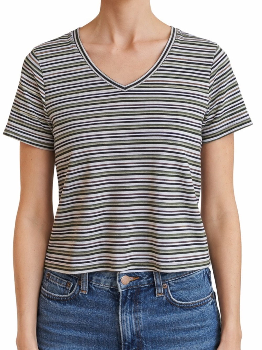 Northern Reflections T Shirt XL Stripes 100% Cotton 
Short Sleeve